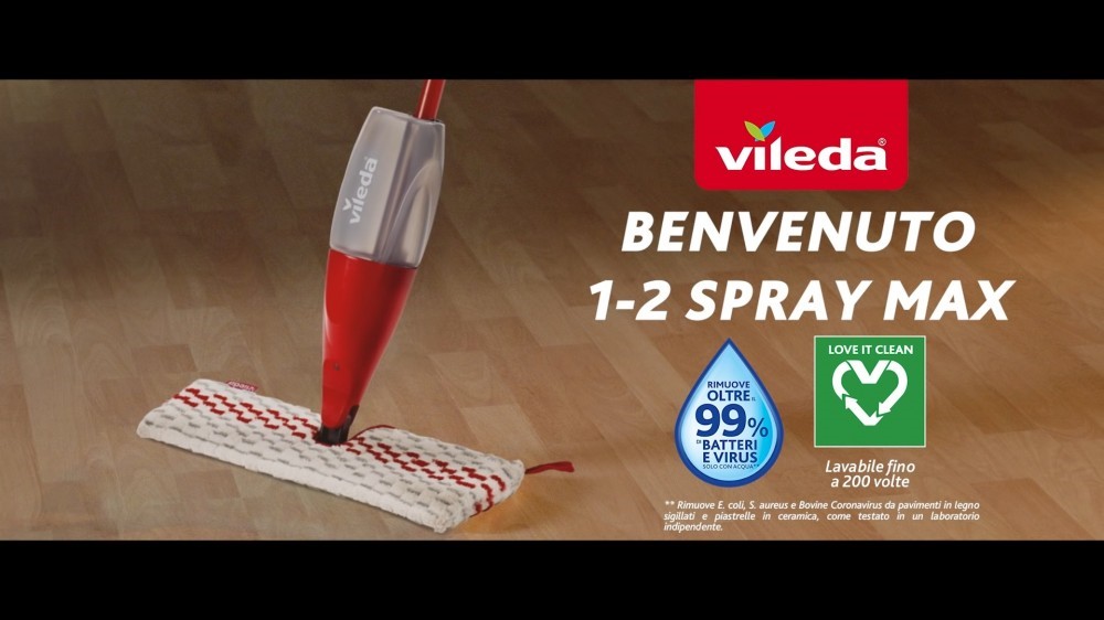 Vileda, nuova campagna Tv dedicata al nuovo sistema lavapavimenti 1-2 Spray  Max - Touchpoint News